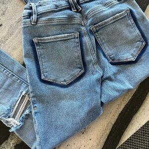 Worn twice! Good American Light Wash Jeans